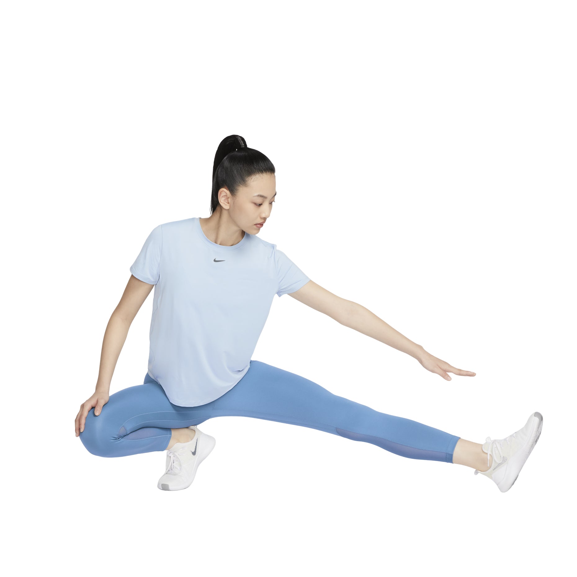 (WMNS) Nike One Classic Dri-FIT T-Shirt 'Blue' FN2799-440