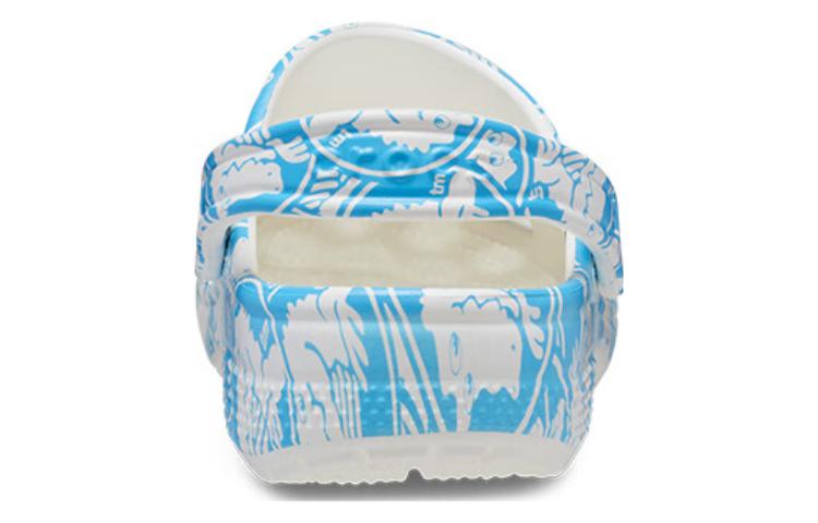 Crocs Classic Duke Print Clogs 'Blue White' 210003-4OX