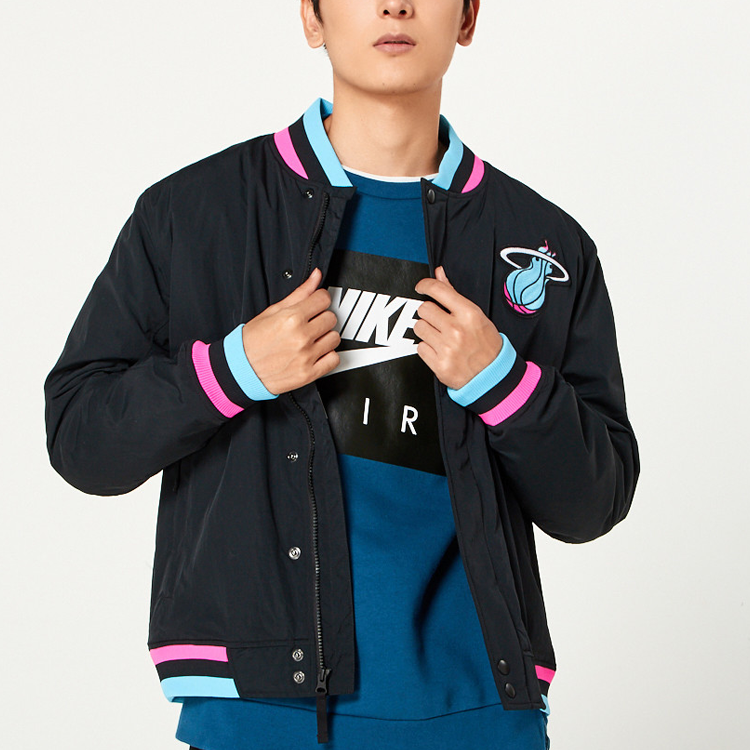 Men's Nike NBA Miami Heat Black Jacket AH5285-010
