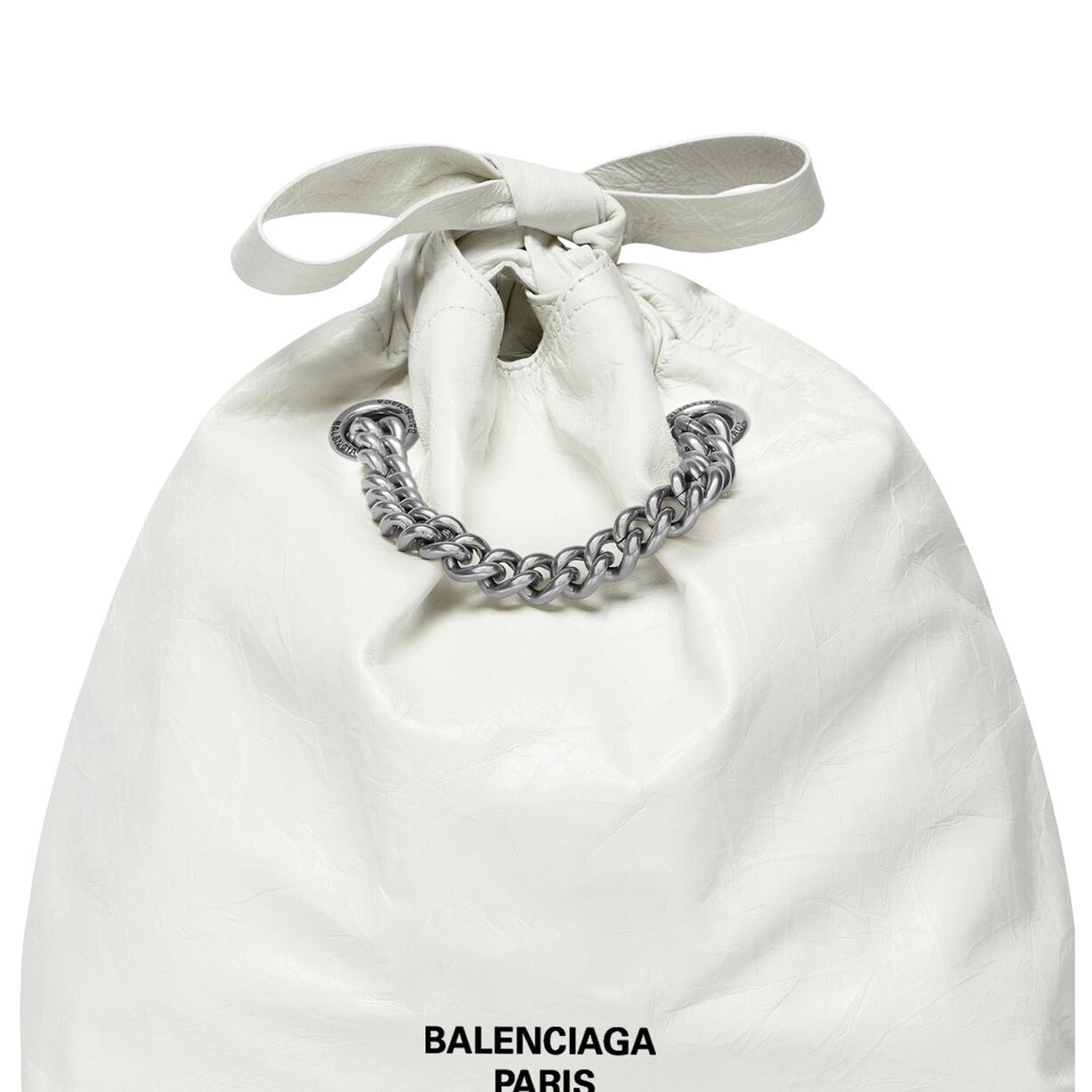 (WMNS) Balenciaga Crush Small Tote Bag 'Optic White' 742942210IU9001