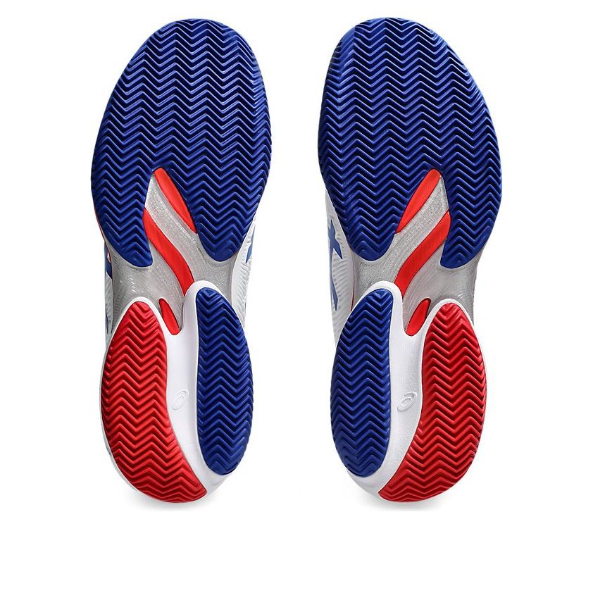 ASICS Court FF 3 Novak Clay 'Paris White Asics Blue' 1041A499-100