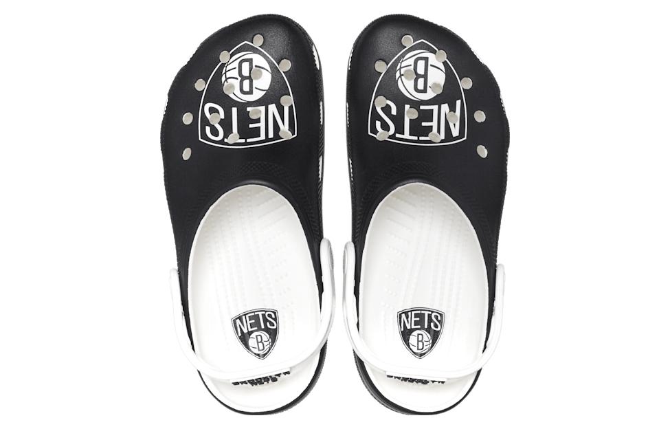 Crocs Brooklyn Nets Classic Clogs 'Black White' 208651-103