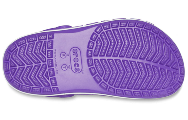 Crocs Bayaband Clog Wear-Resistant Cozy Beach Sports Unisex Purple Sandals 205089-520