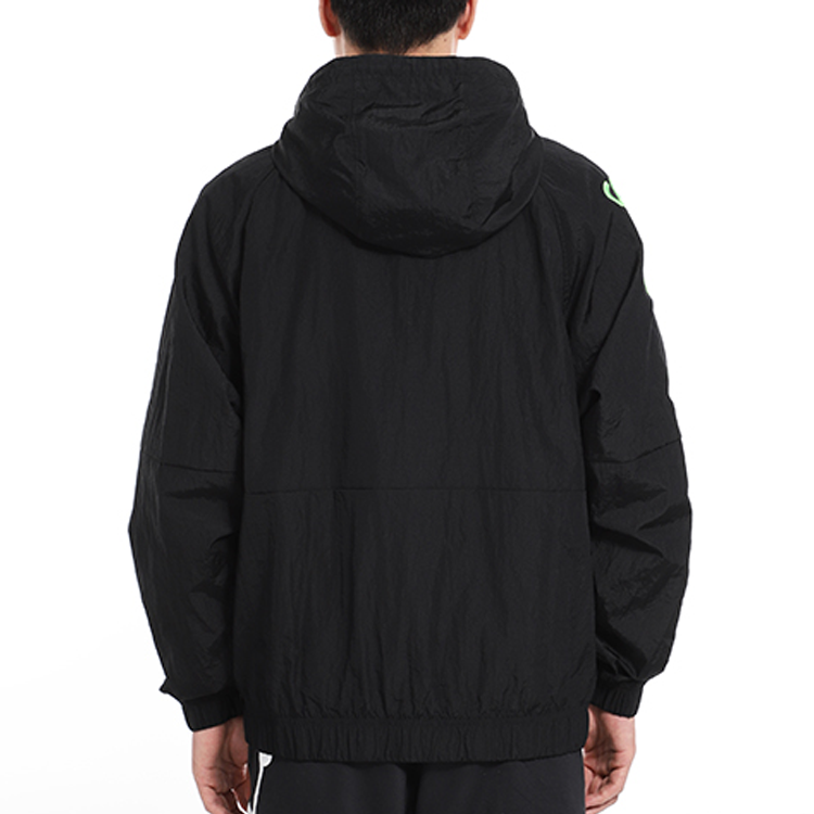 Men's Nike Swoosh Hooded Jacket Black CU3886-010