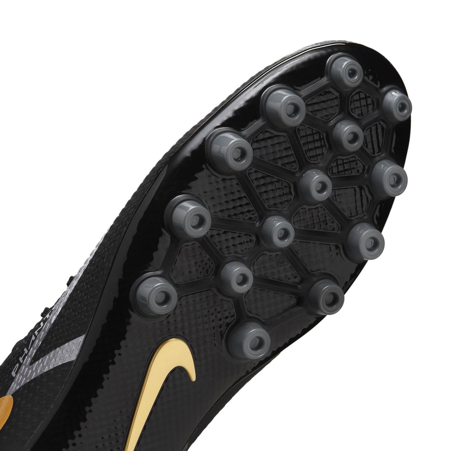 Nike Phantom GT2 Academy AG 'Black Dark Grey Metallic Gold' DC0798-007