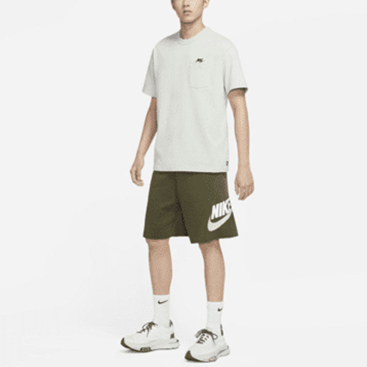 Nike As Nike Sportswear Spe Ft Alumni Short Logo 'Olive Green' DM6818-326