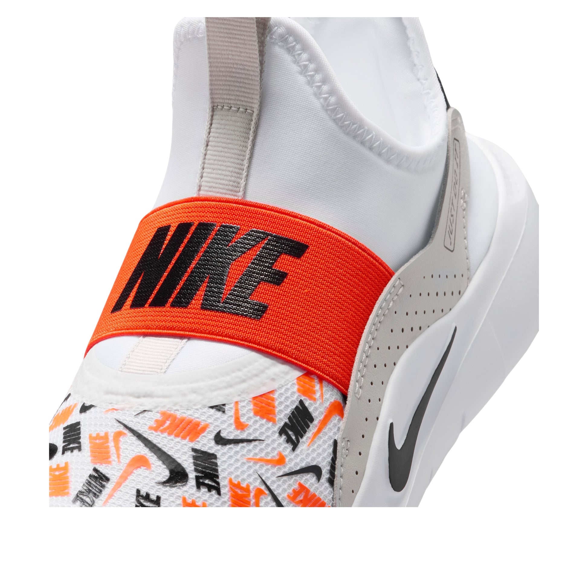 (GS) Nike Flex Runner 4 'White Safety Orange' IO9506-100