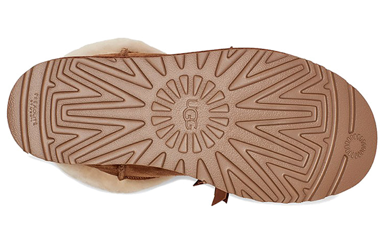 (WMNS) UGG Classic Mini II CNY(Chinese New Year) Snow boots Chestnut 1109735-CHE