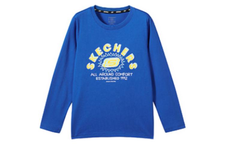 (GS) Skechers Logo Graphic Crew Sweater 'Multi-Color' L422K089