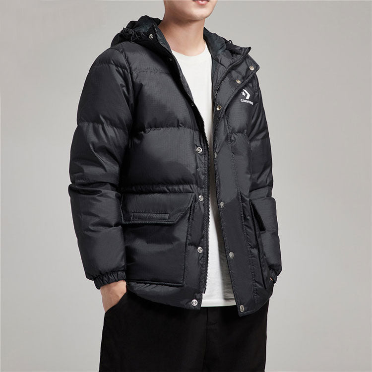 Converse Down Fill Puffer Jacket Asia Sizing 'Black' 10006880-A01