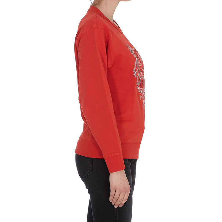 (WMNS) KENZO SS21 Capsules Series Round-neck Swea Red FB52SW8244MN-21