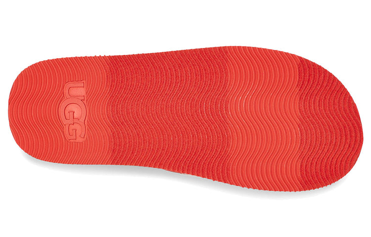 (WMNS) UGG Zuma Graphic Slipper coral red 1099833-PCRL