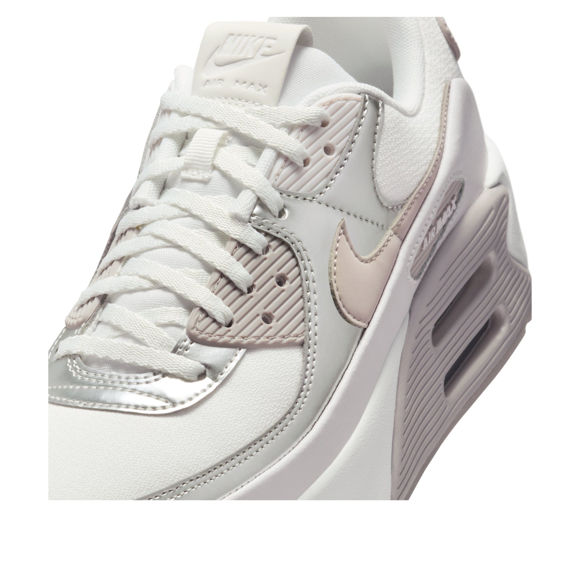 (WMNS) Nike Air Max 90 LV8 'Summit White Bust Gray Metallic Platinum' IB0170-101