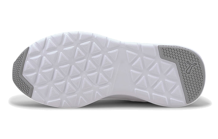 (GS) PUMA Wired Knit Low Top Running Shoes White/Grey 367381-10