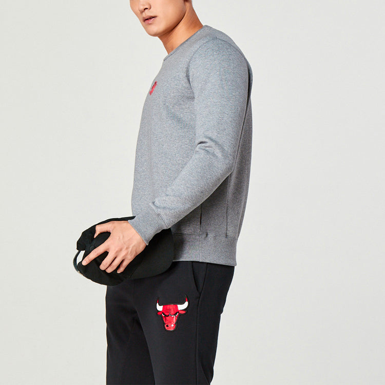 Air Jordan Round Neck Pullover Long Sleeves Gray 883985-091