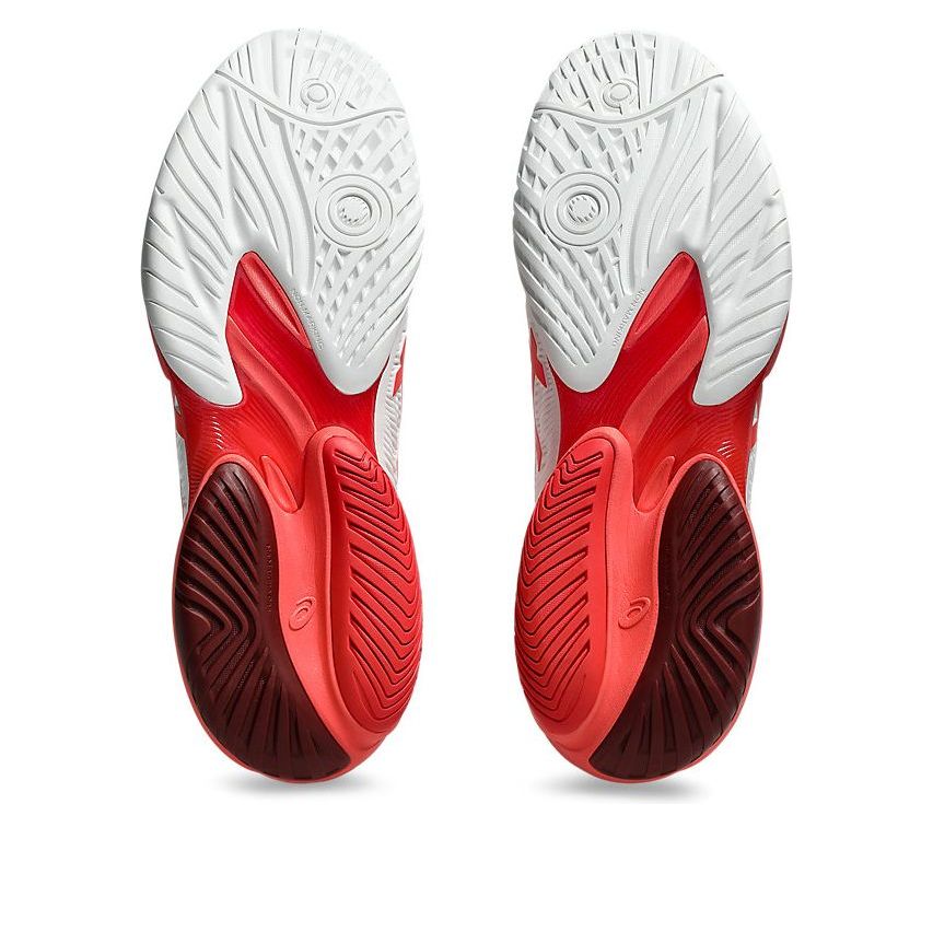 ASICS Court FF 3 Novak 'White Electric Red' 1041A522-966