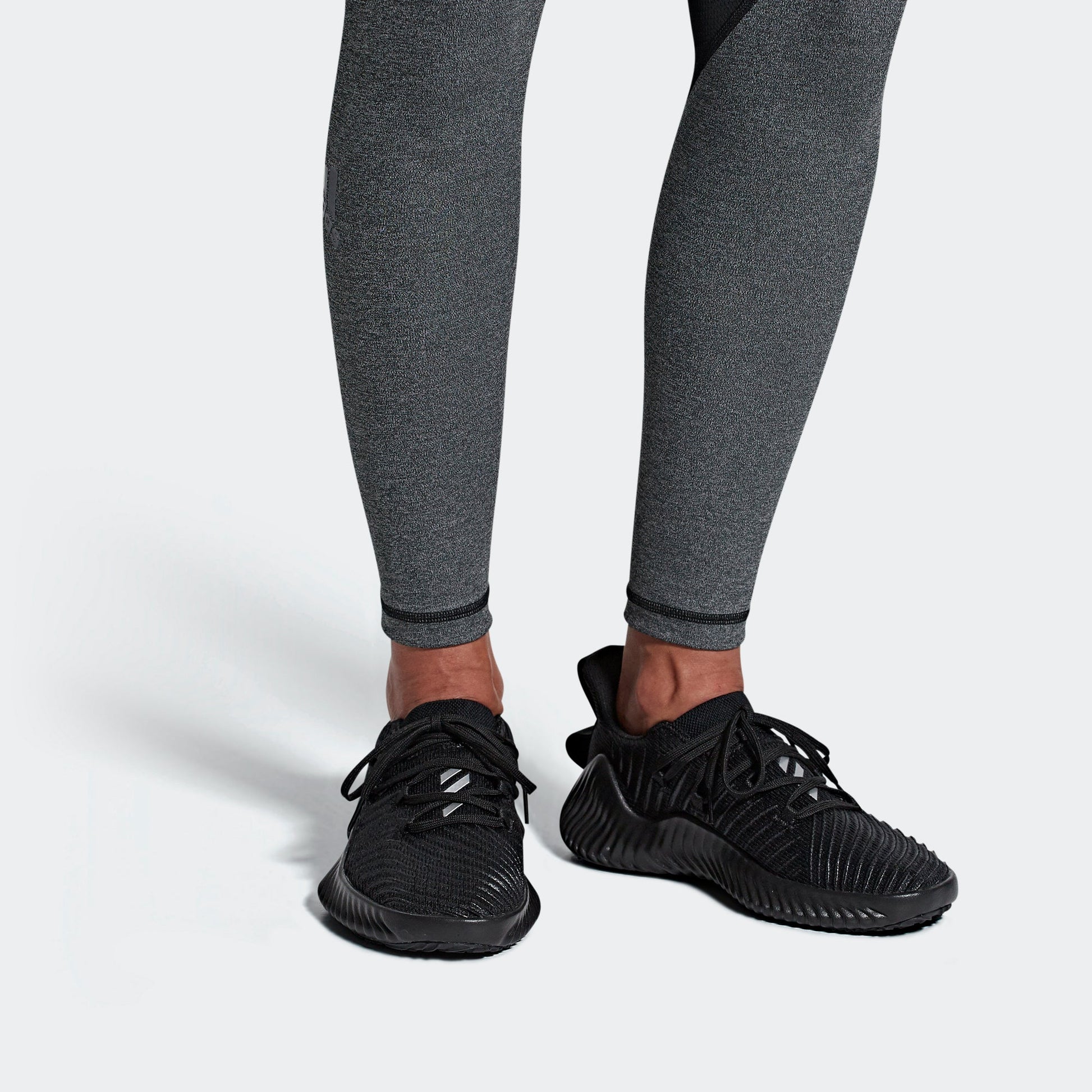 (WMNS) adidas Alphabounce Trainer 'Core Black' B75800