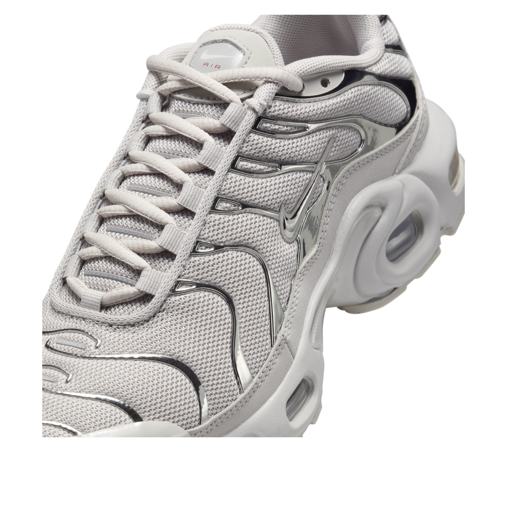 (GS) Nike Air Max Plus 'Light Iron Ore Gym Red Smoke Grey Metallic Silver' FZ0977-001