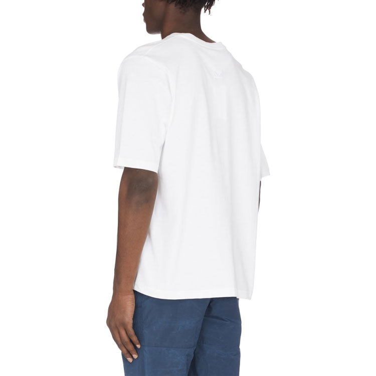 Men's KENZO Alphabet Logo Casual Short Sleeve White FA55TS5024AB-01