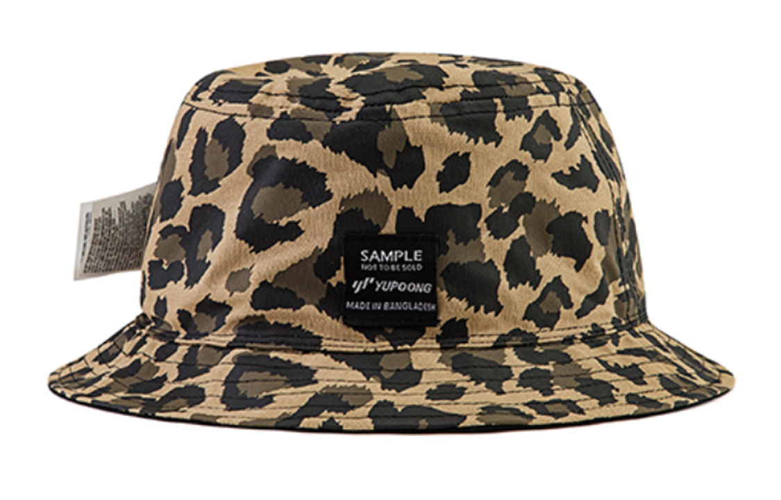 Vans Mn Undertone II Bucket Hats 'Black Leopard Print' VN0A4TQB5DV