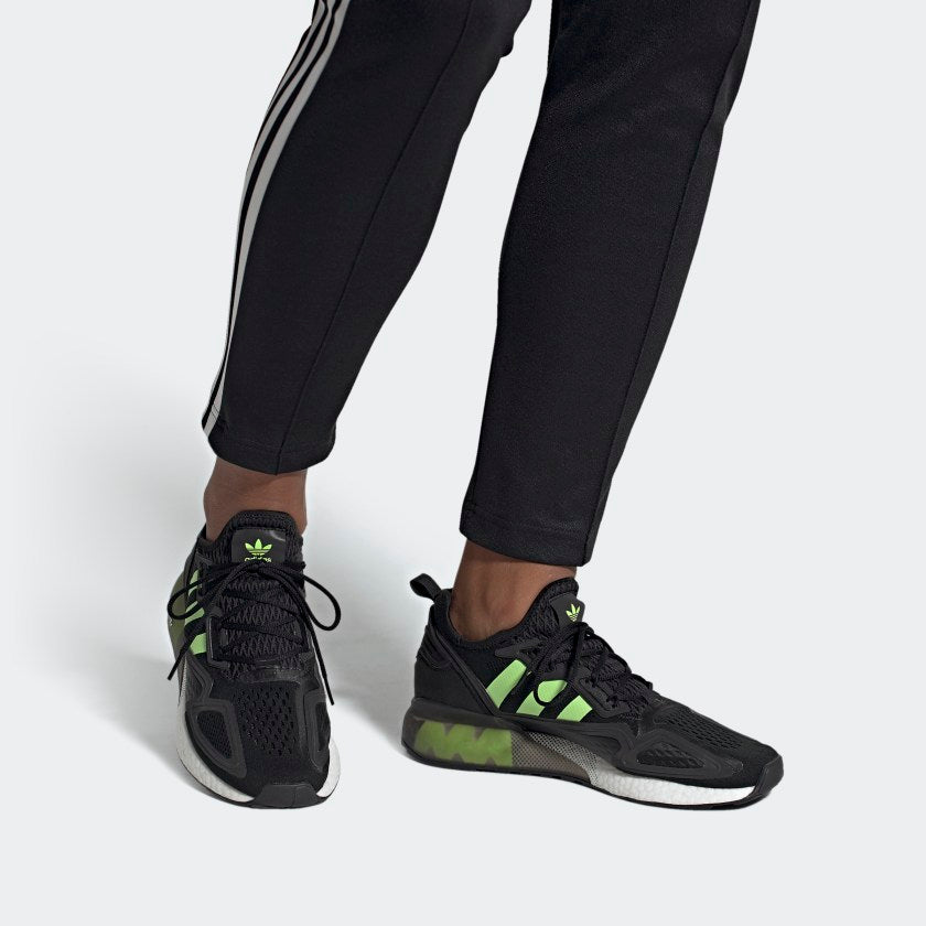adidas originals ZX 2K Boost 'Black Green' FX0073