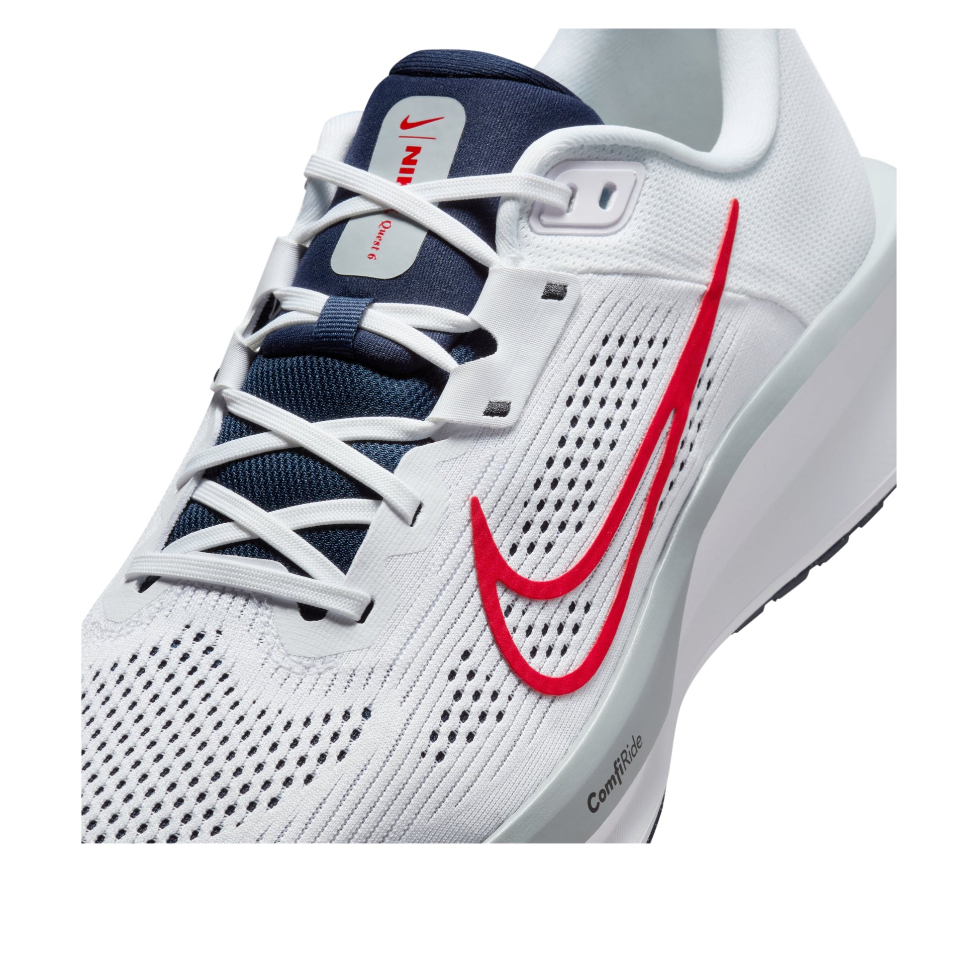 Nike Quest 6 'White University Red Obsidian' FD6033-107