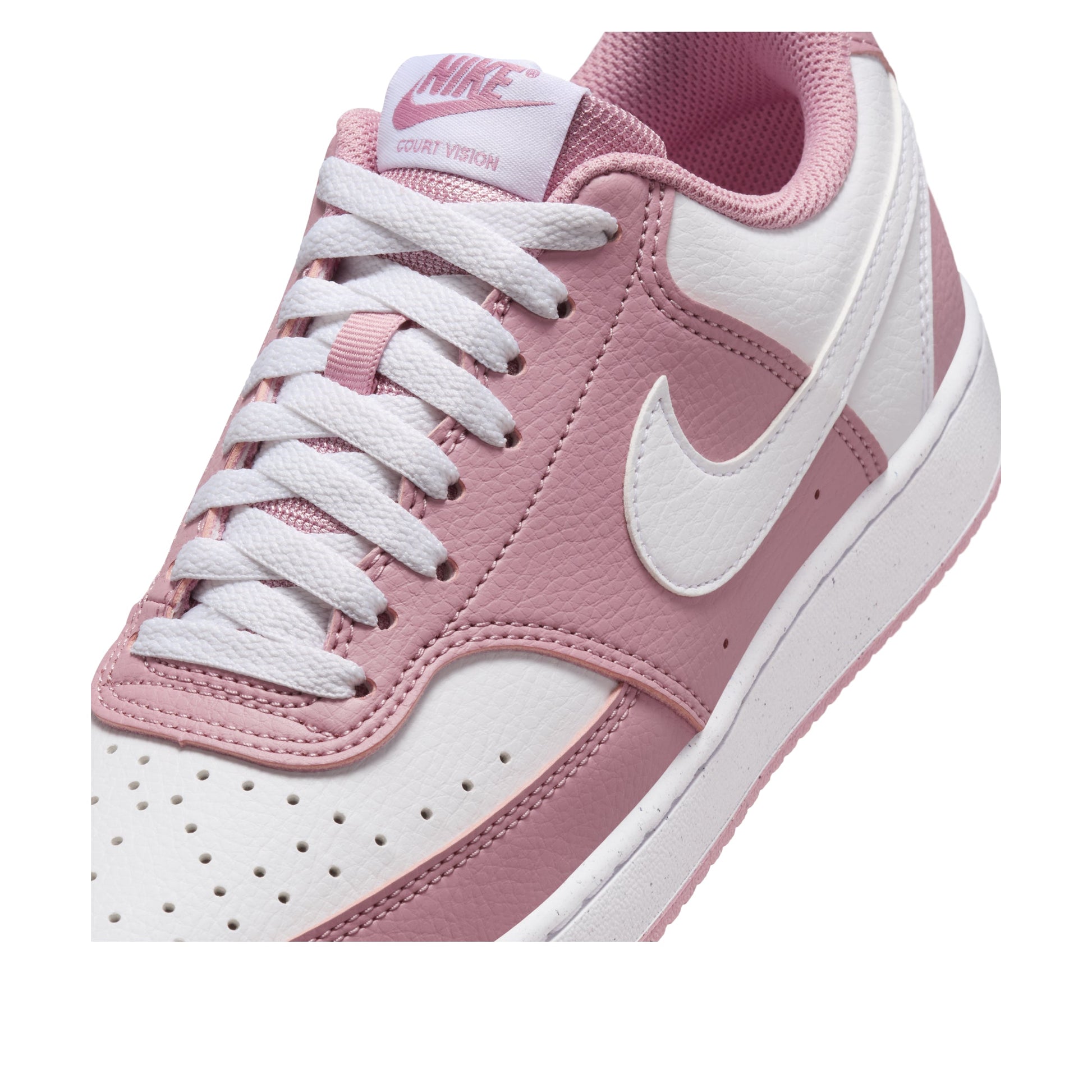 (WMNS) Nike Court Vision Low Next Nature 'Elemental Pink White' DH3158-603