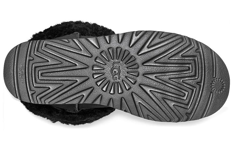 (WMNS) UGG Classic Mini Fluff Fleece Lined Black 1106757-BLK