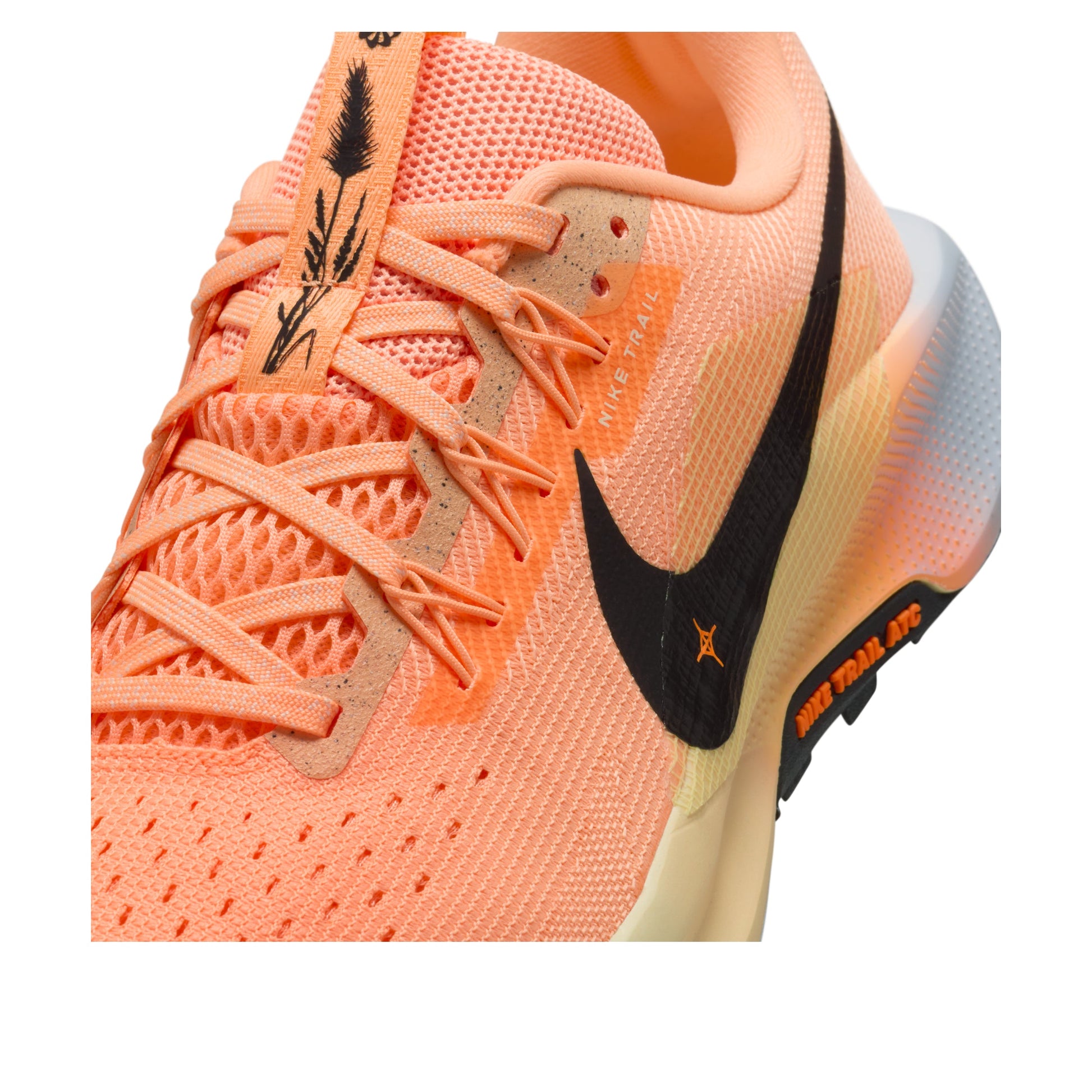 (WMNS) Nike Pegasus Trail 5 'Pulse Orange Phantom Gypsum Black' DV3865-800