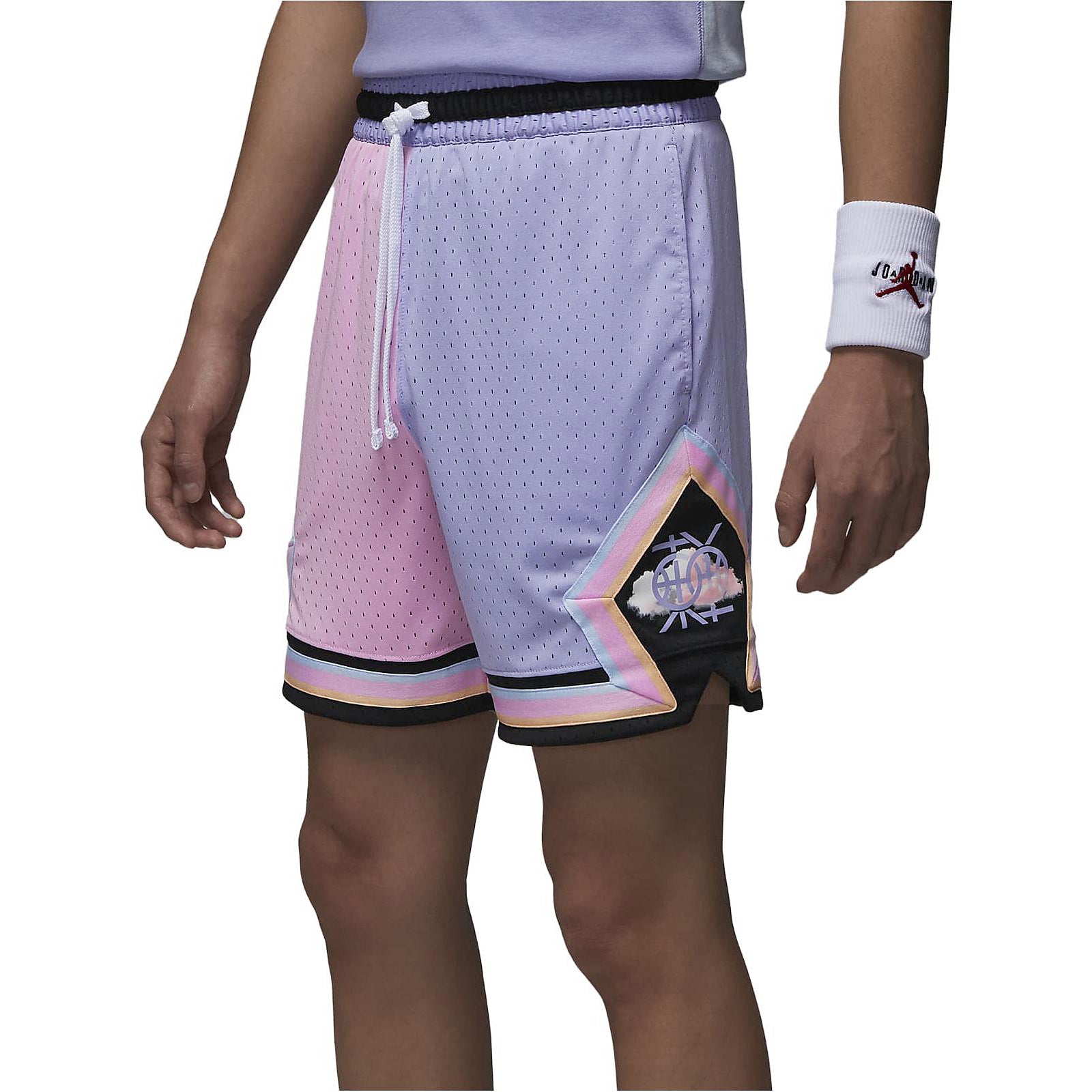 Air Jordan Dongdan Basketball shorts 'Pink Purple Black' FD6551-538