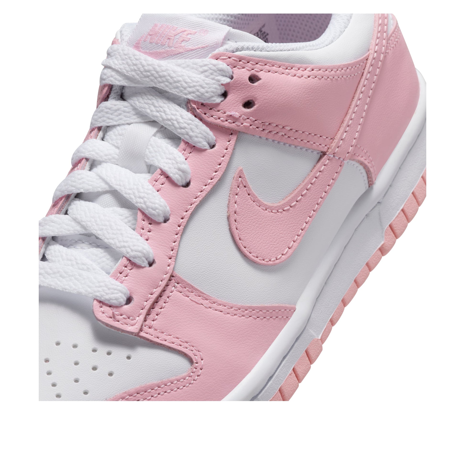 (GS) Nike Dunk Low 'White Medium Soft Pink' FB9109-125