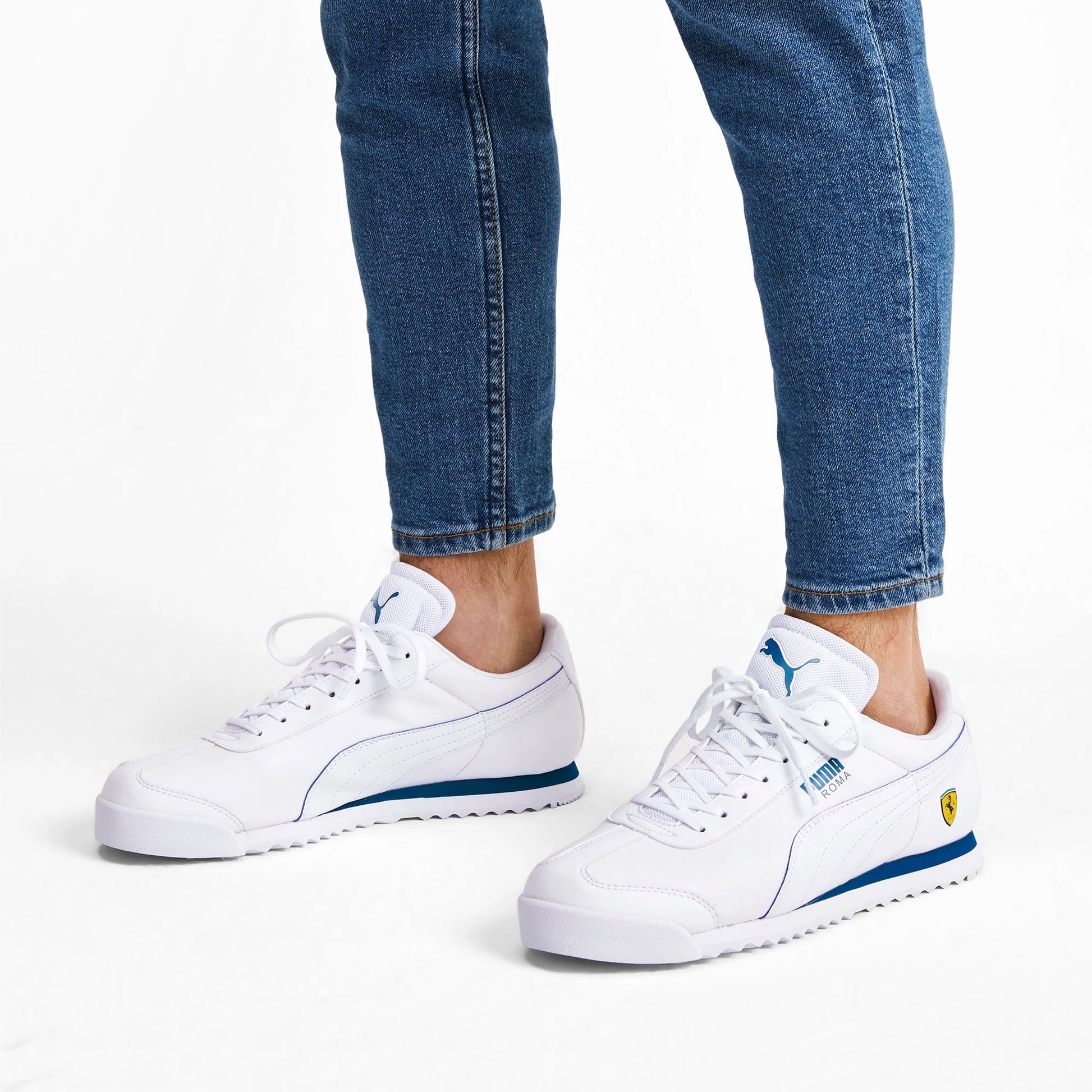 PUMA Ferrari x SF Roma 'White Galaxy Blue' 306083-11