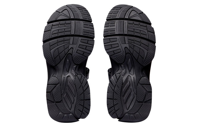Balenciaga Tourist Sandals 'Black Technical Material' 738613W2CDA1000