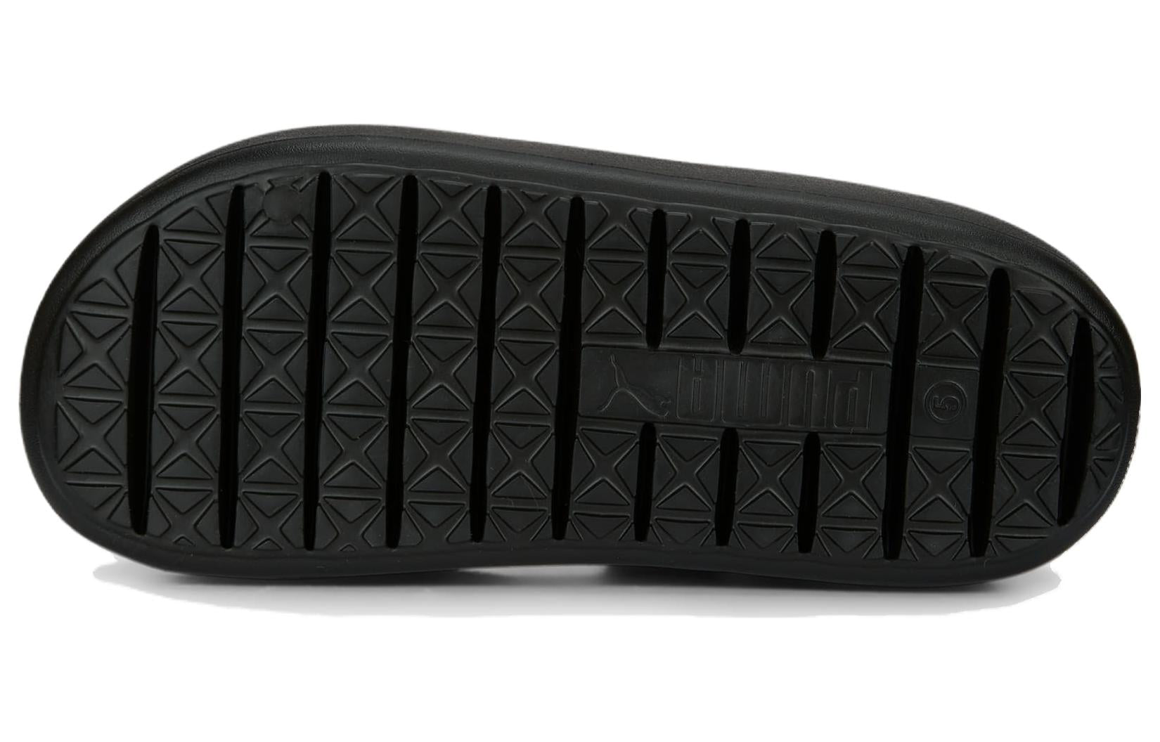 (WMNS) PUMA Shibusa Slide 'Triple Black' 389082-01