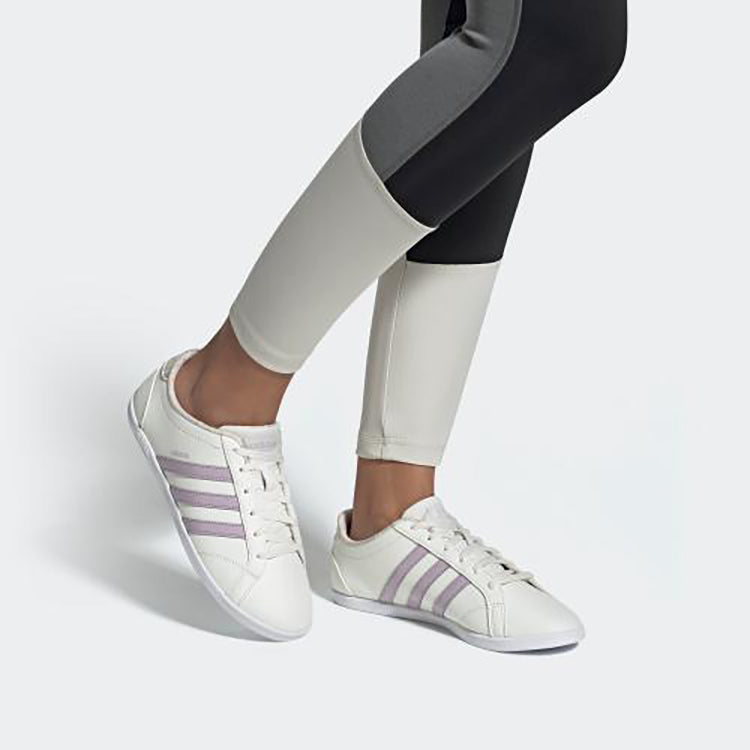 (WMNS) adidas neo Coneo Qt White/Purple EF1044
