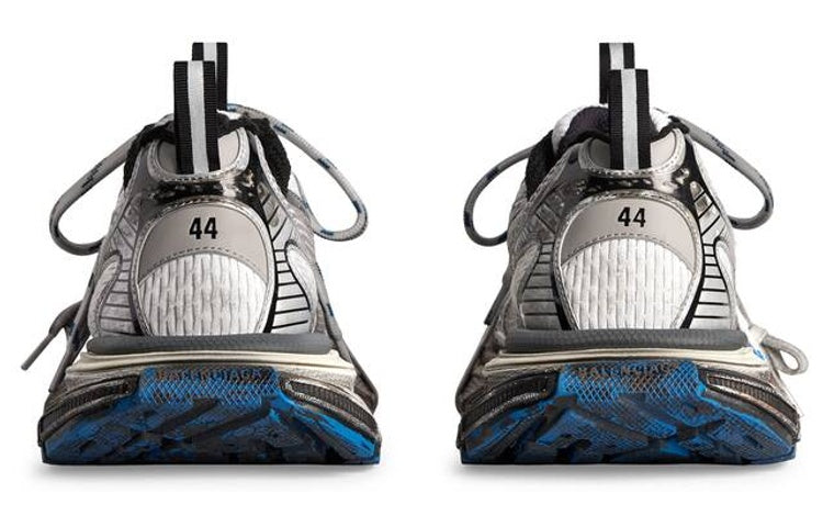 Balenciaga 3XL Sneakers 'Worn Out Grey White and Blue Mesh and Polyurethane' 734734W3XL71214