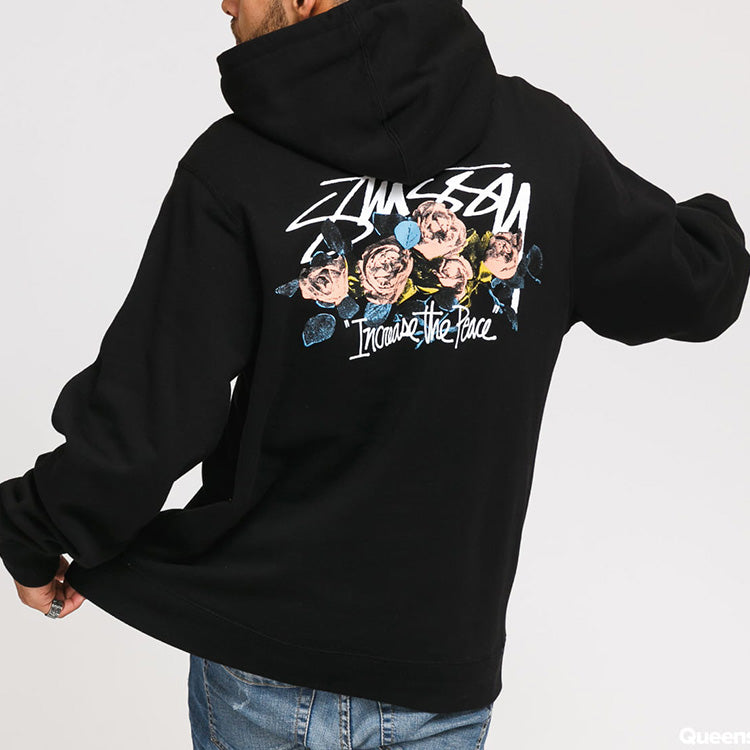 Stussy itp Roses Hood Rose Flowers Unisex Black 1924574