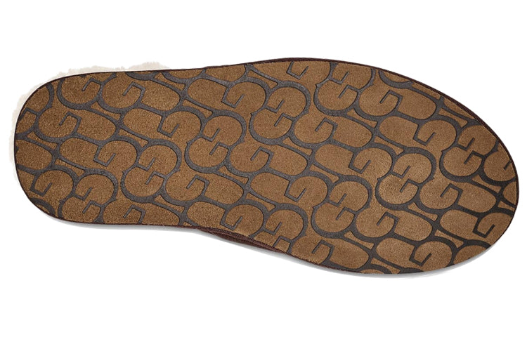 UGG Scuff Slipper Fleece Lined Shoe Brown 1101111-ESP