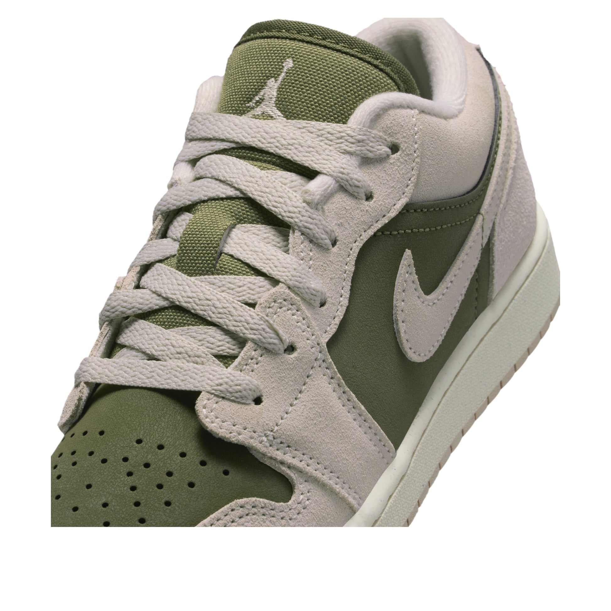 (GS) Air Jordan 1 Low SE 'Medium Olive Sail' HV4396-201