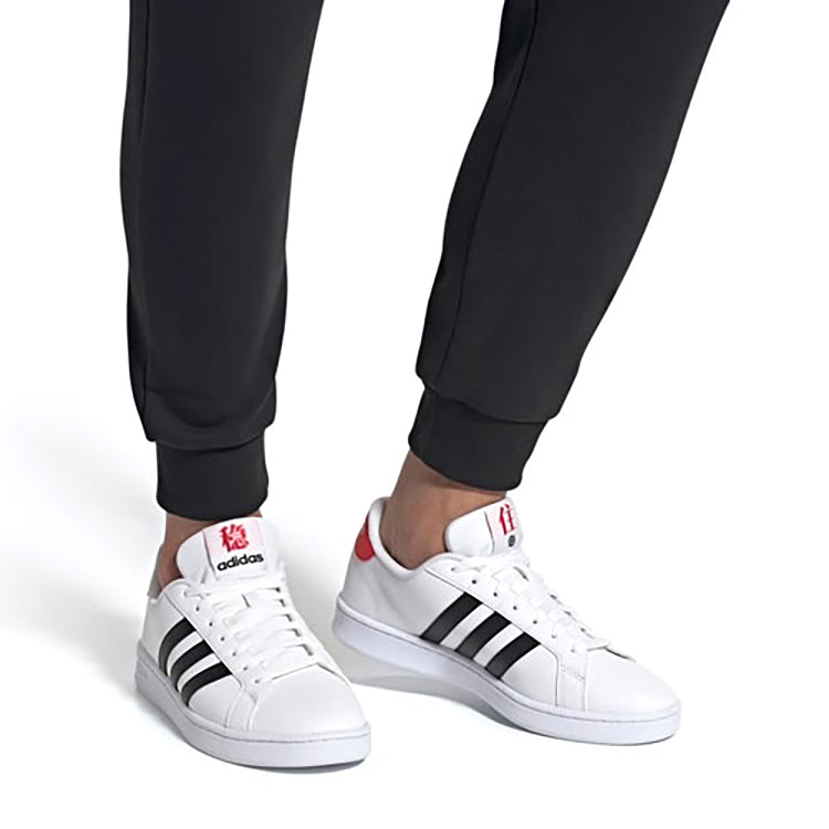 adidas neo Grand Court 'White Black Red' FV6101