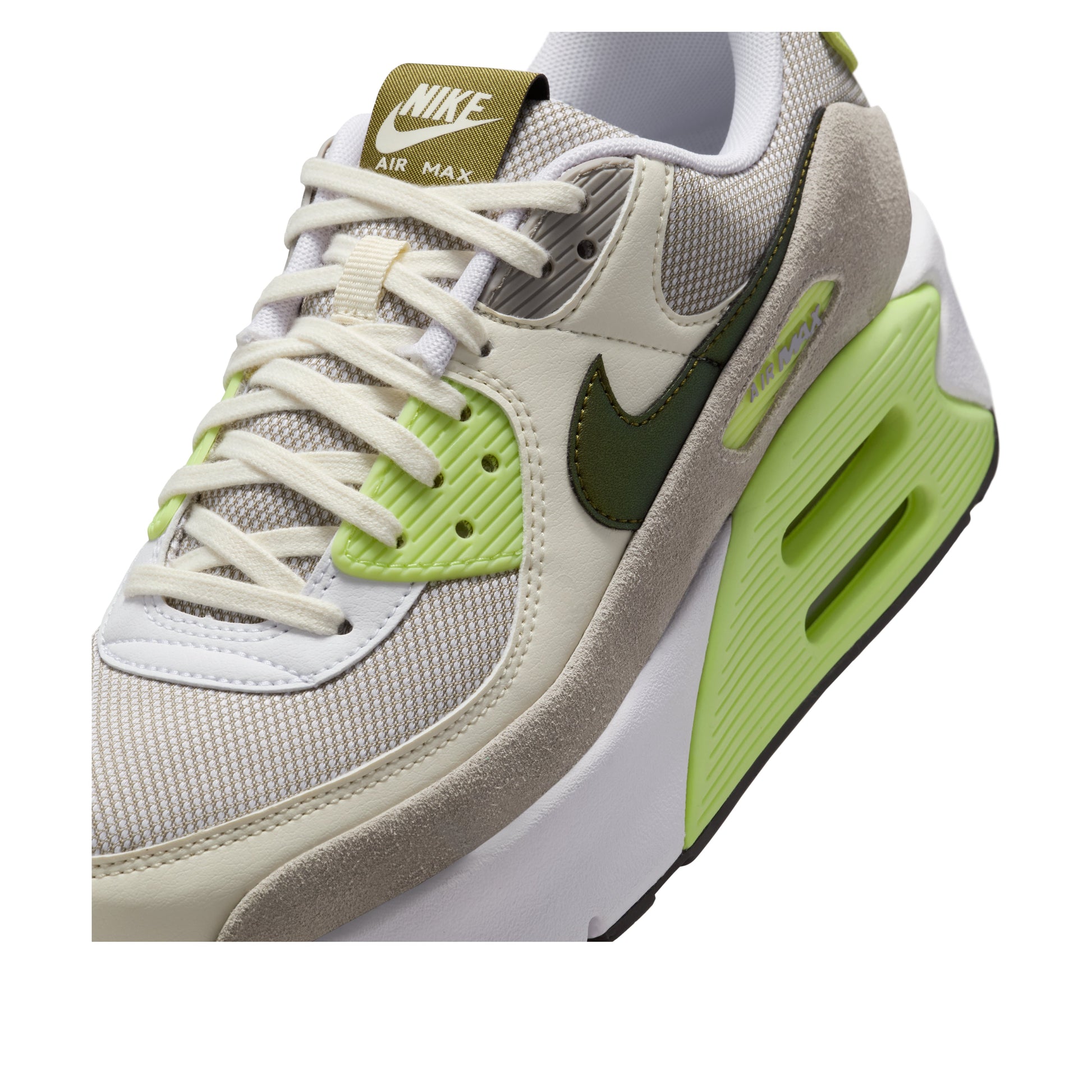 (WMNS) Nike Air Max 90 LV8 'White Pale Ivory College Gray Light Lemon Twist' IB8061-100