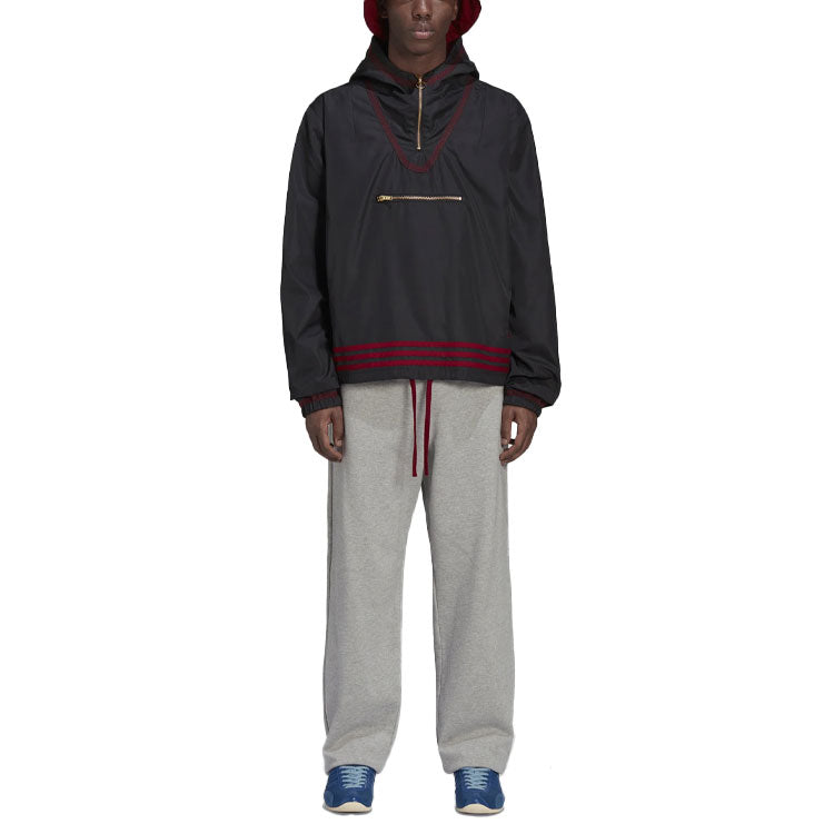 adidas originals Unisex Printing Hooded Jacket Black HE6624