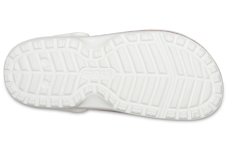 Crocs Wear-Resistant Cozy Sports Unisex White Brown Sandals 'White Brown' 205883-0FW