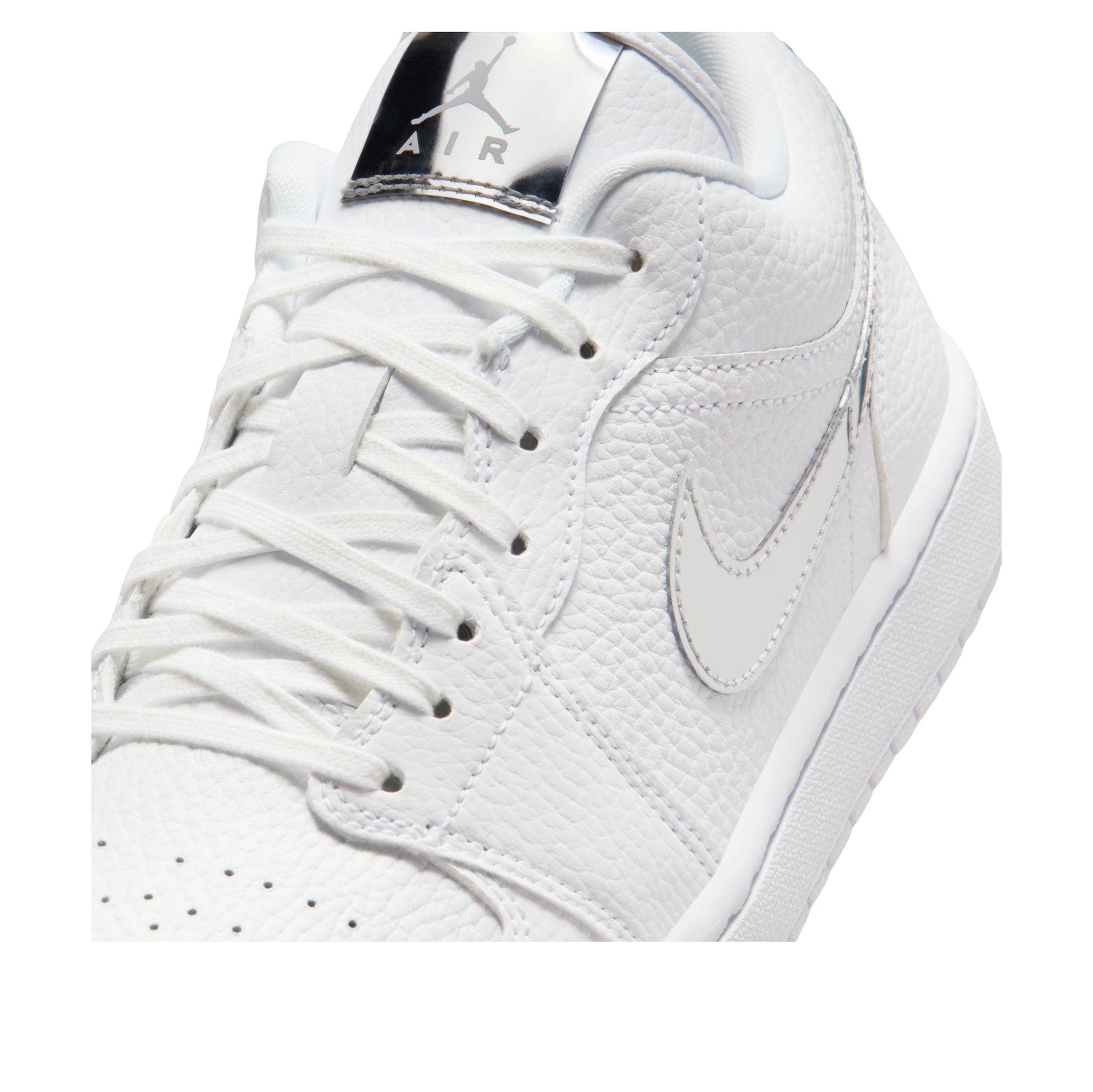(WMNS) Air Jordan 1 Low SE 'White Metallic Silver' IQ9381-100