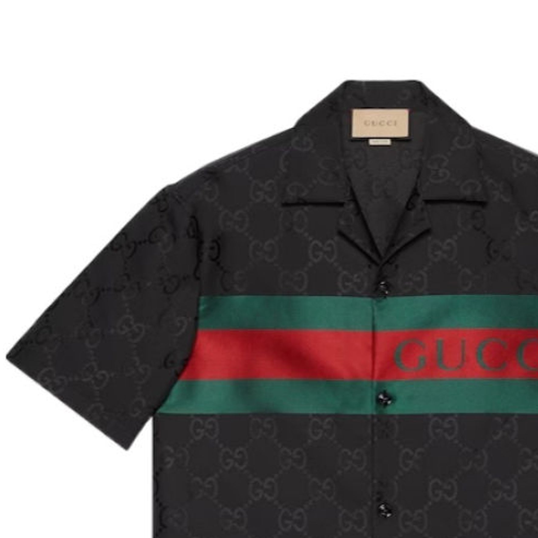 Gucci GG Nylon Jacquard Shirt 'Black' 782743-ZAQD2-1060