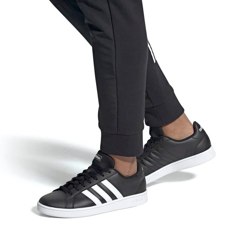 (GS) adidas neo Grand Court K 'Black White' EF0102