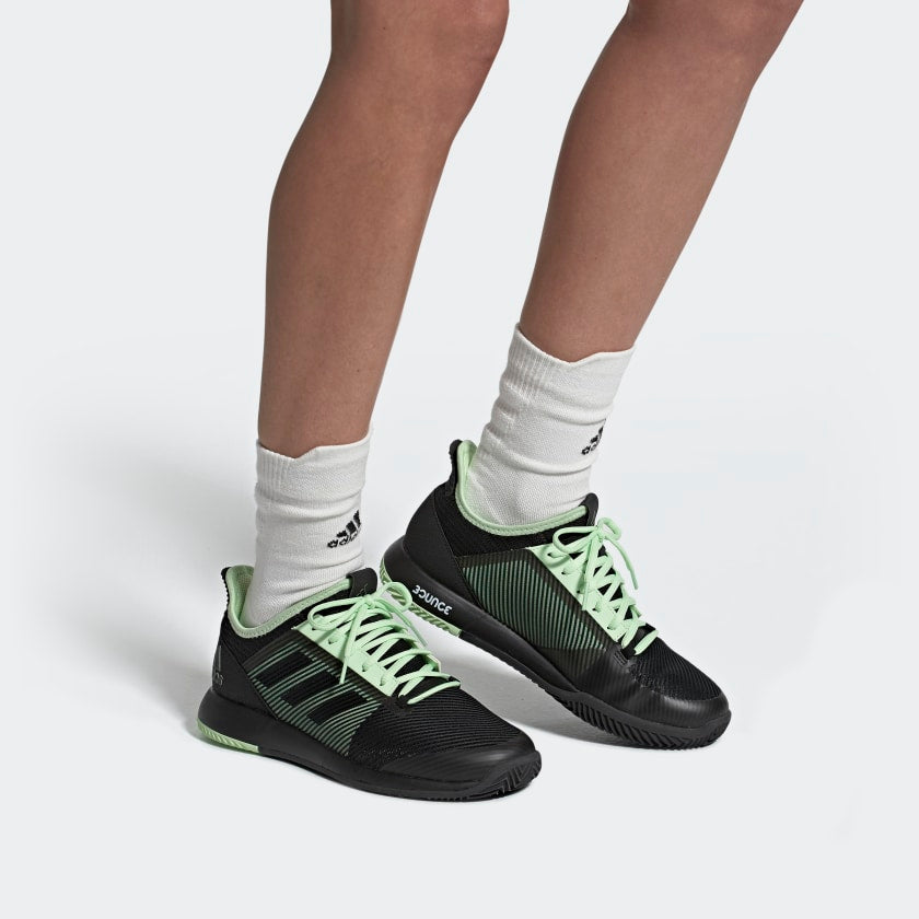 (WMNS) adidas Adizero Defiant Bounce 2 'Black Green' EF0560