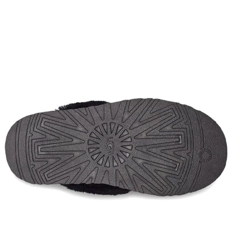 (WMNS) UGG Funkette Slipper 'Black' 1113474-BLK