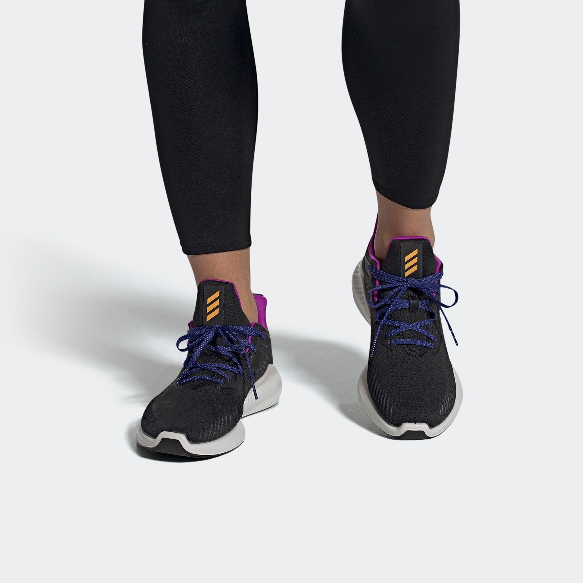 adidas Alphabounce+ Run EM 'Black Real Gold' G54125