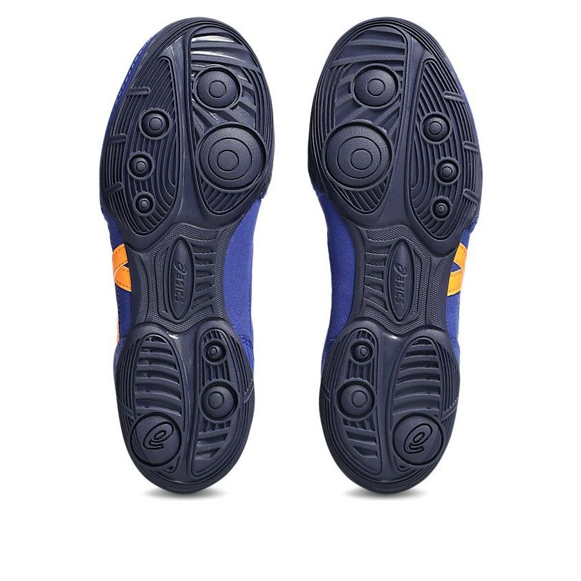 (GS) ASICS Matflex 7 'Dark Cobalt Orange Pop' 1084A011-400